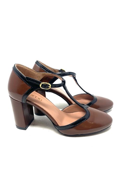 Damen Pumps aus Lackleder IL LACCIO | 2883NAPLAKCHOCO+NERO